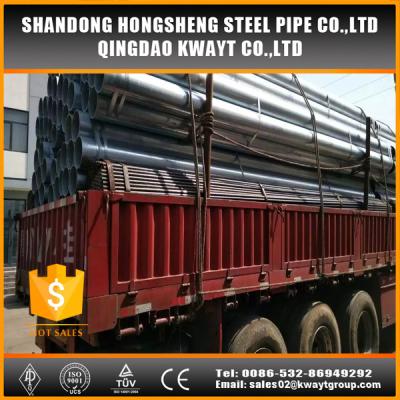 China S235JR hot dipped galvanized steel tube for sale