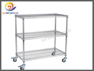 China ESD SMT Reel Storage Trolley Anti Static Products ESD Rolling Industrial Metal Utility Cart for sale