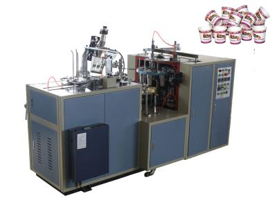 China Professional Fully Automatic Paper Cup Making Machine With 3 Chain / Double Belt for sale