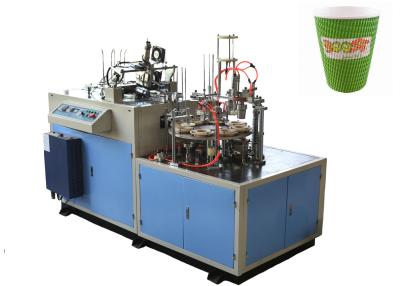 China Hollow / Corrugated Double Wall Paper Cup Sleeve Forming Machine 24 Hours Stable Running for sale