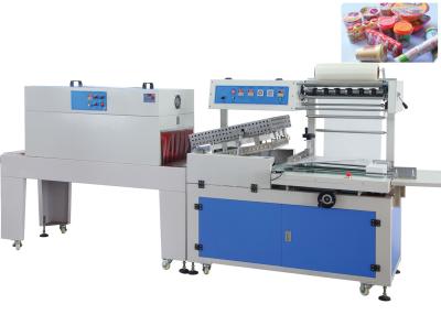 China Three Phase 8.5 KW Plastic Shrink Wrap Machine For Food Chemical Commodity for sale