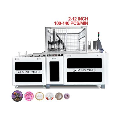 China 8kw Einweg-Papierplattenmaschine Preis Papierplattenformmaschine vollautomatische Papierplattenmachmaschine Preise zu verkaufen