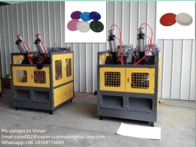 China Zwei Stations-Pappteller, der Maschine, Pappteller-Herstellungs-Maschine bildet zu verkaufen