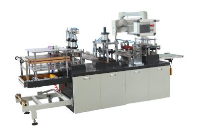 China High Precision Plastic Lid Forming Machine With PLC Control 450mm Width for sale