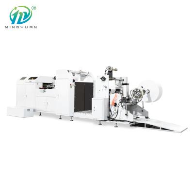 China Brown Craft Paper Packaging Bag Making Machine Disposal Paper Carry Bags Pouch Machine for sale