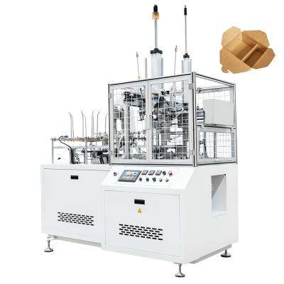 China Automatic Lunch Box Making Machine / Disposable Paper Box Making Machine for sale