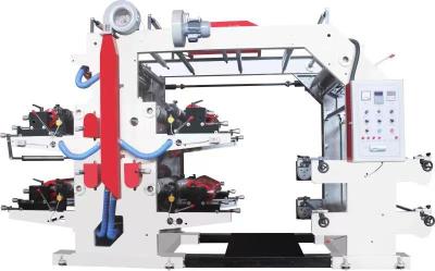 China Máquina da máquina impressora de Flexo de quatro cores para o filme plástico/a tela não tecida à venda
