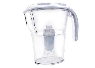 China Transparent Plastic 3.5 L Water Drinking Water Filter Jug With Customized Logo for sale