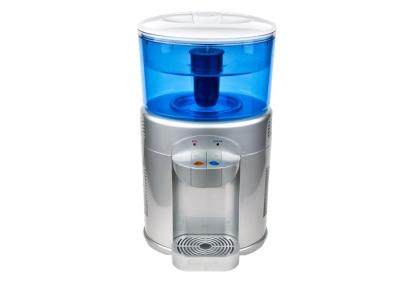 China Portable Mini Water Cooler Dispenser Transparent Blue Improve The Water Taste for sale