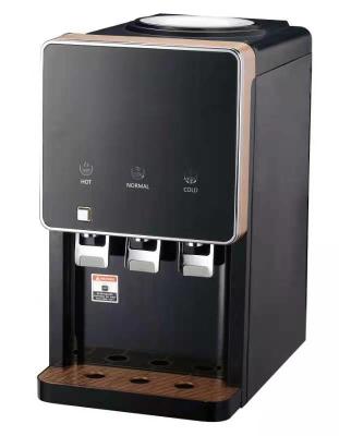 China Desktop water dispenser with hot water, cold water and warm water for sale