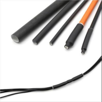 China Polyolefin 4mm Heat Shrink Tubing Black , 4x Heat Shrink Tubing Adhesive Waterproof for sale