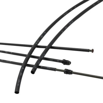 China 6mm 2X Black Dual Wall Adhesive Heat Shrink Tubing For Automotive Oil Pipe Protection for sale