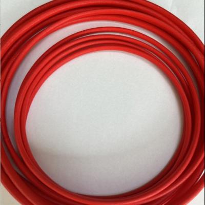 Chine Le caoutchouc de silicone rouge a enduit la fibre de verre gainant 3.5mm 12mm à vendre