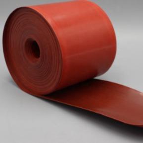 China Red Teflon Sheet Roll One Side Etched PTFE Products 70mm for sale