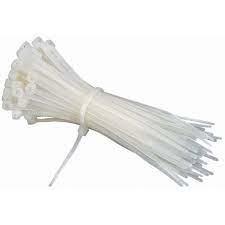 China Bridas de plástico de nylon liberables blancas ignífugas, uno mismo de 25 pulgadas que cierra los lazos de nylon de la cremallera del cable en venta