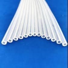 China Prenda impermeable aislada 2m m flexible clara del tubo de goma de silicona en venta