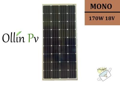 中国 A/Bのモノクリスタル シリコン太陽電池170wの太陽電池パネル インドを等級別にして下さい 販売のため