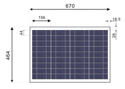 Chine Verre blanc d'avant de verre trempé de transmission du panneau solaire 3.2mm du cadre 12V haut à vendre