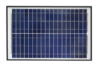 中国 青い12V太陽電池パネル、わにクリップが付いている多結晶性ケイ素の太陽電池パネル 販売のため
