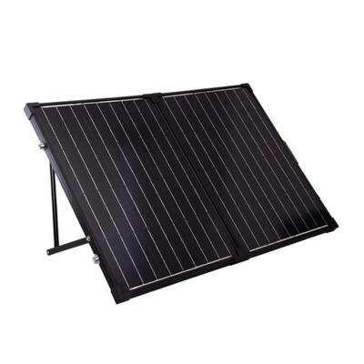 China 120 Watt Black Solar PV Panels / Foldable Solar Panel With Metal Handle for sale