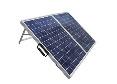 China Blue Fold Out Solar Panels , Folding Portable Solar Panels For Camping for sale