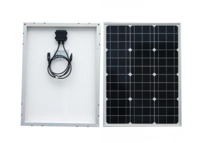 China 50 Watt Mono PV Solar Panels Aluminium Frame Charging For Solar Camping Light for sale