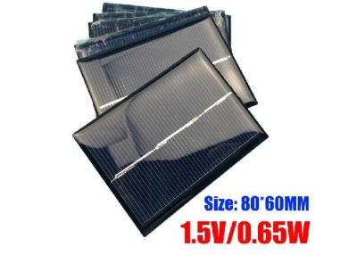 China 60 X 80mm Dimension Polycrystalline Silicon Solar Panels For Portable Garden Light for sale
