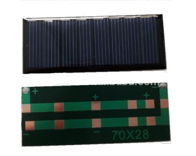 China Painel solar 2v 0.6w da cola Epoxy policristalina do OEM da bateria de Diy da placa do silicone à venda