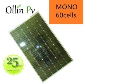 China El panel solar monocristalino de las células de silicio del funcionamiento de baja luz/280 vatios en venta