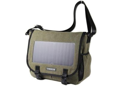 中国 ポリエステル携帯電話のための物質的な太陽動力を与えられたBookbagのUSBによって出力される携帯用充電器 販売のため