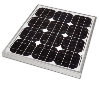 China Anti - Pid Monocrystalline Silicon Solar Panels , 30w Waterproof Mono Pv Module for sale