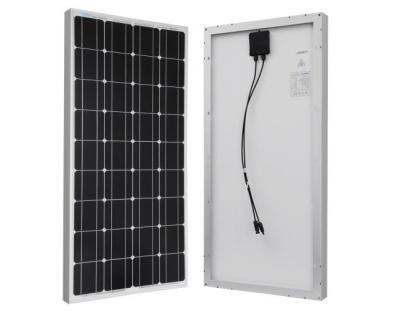 中国 屋根/地面の等級モノラル太陽電池パネル、高い換算値の黒の太陽電池パネル 販売のため