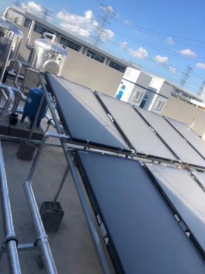 China Commercial 5000l Solar Panel Water Heating System Combined With Heat Pump Hybrid for sale