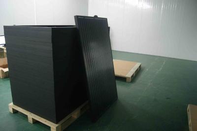 China 300w 330w Solar Mono Panels Fully Black With Black Frame Black backsheet All Black for sale
