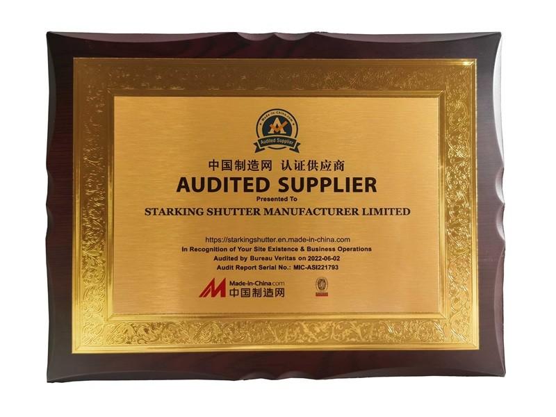 AUDITED SUPPLIER - Starking Shutter Manufacturer Limited