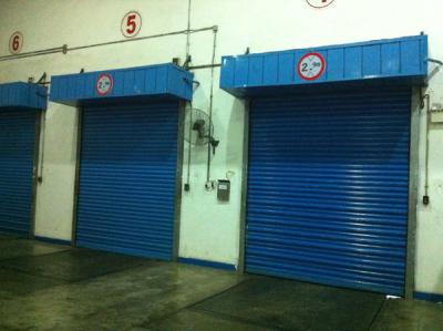 China Steel Fireproof Roller Shutters , Fire Rated Shutter Door For Warehouse for sale