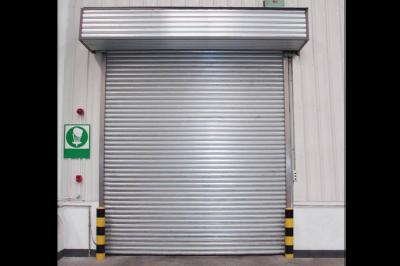 China Commercial Buildings Fire Rated Roller Shutter Doors Steel Automatic Fire Shutters for sale