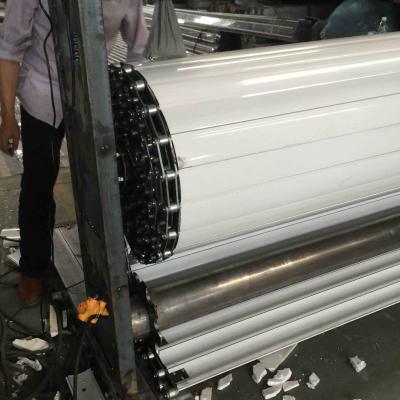 China Aluminum Folding Security Shutters , Sliding Folding Shutter For Commercial Shop for sale