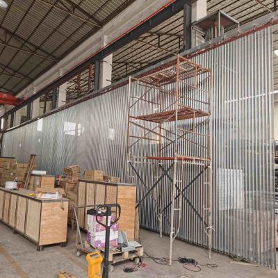 China Puerta corredera lateral de acero galvanizado, persiana rodante de acero inoxidable en venta