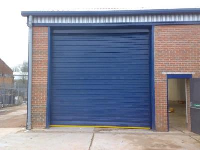 China Fire Rated Insulated Roller Shutter , Galvanized steel Rolling Fire Shutter for sale