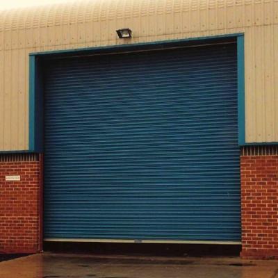 China Automatic Punche Metal Roller Shutter Door / Custom Industrial Rolling Shutter for sale