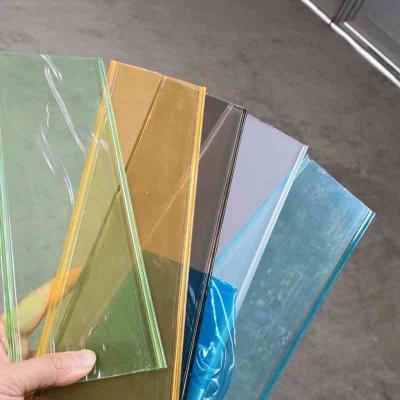 China Commercial Transparent Polycarbonate Roller Shutter With Polycarbonate Slats for sale