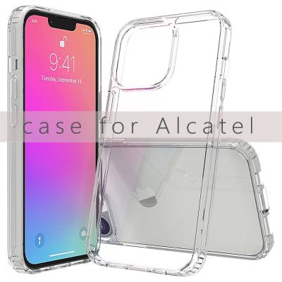 China Alcatel mobile phone case transparent anti-scratch, anti-vibration fashion simple mobile phone protective case en venta