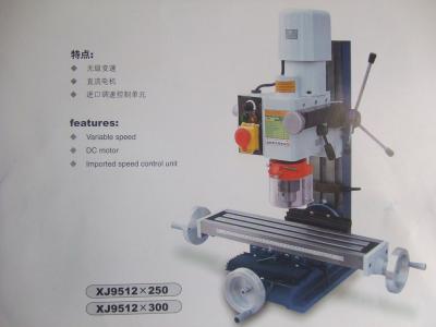 China Top Quality Drilling & Milling MachineCE TUV XJ9512 XJ9520(casr iron,white colour) for sale
