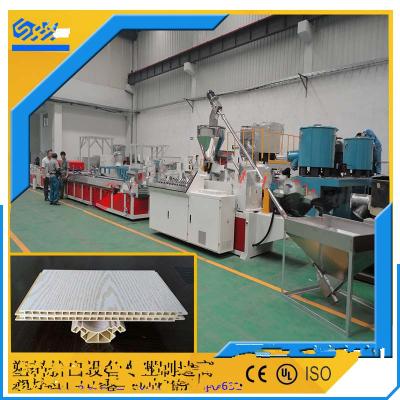 China Pvc wood-plastic composite foam wallboard equipment production line for sale