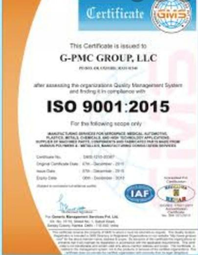 ISO 9001:2015 - Guangzhou Hongzhou Auto Parts Co.,ltd