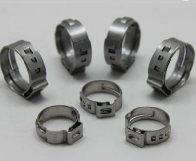 China Stainless Steel Cv Joint Boot Clamp Ear Type Hose Clamps for sale