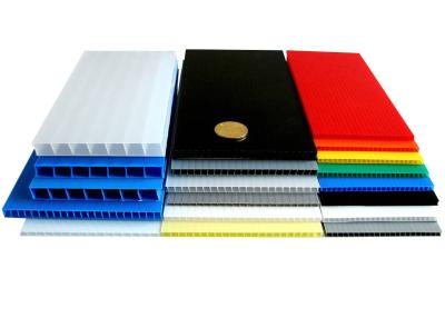 China SGS Polypropylene Waterproof Corrugated Plastic Sheets 4x8 10mm for sale