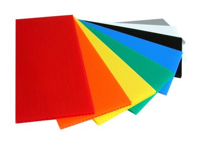 China 900GSM Corrugated Plastic Sheets 4 X 8 Polypropylene Fluted Board for sale