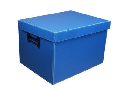 China Sustainable PP Corrugated Plastic Box Bins 500g/M2 Non Toxic for sale